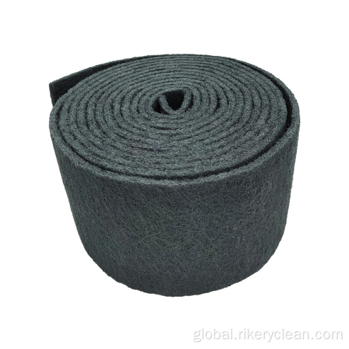 Abrasive Cleaning Pads Black Heavy Duty Abrasive Scrubbing Pad Roll Manufactory